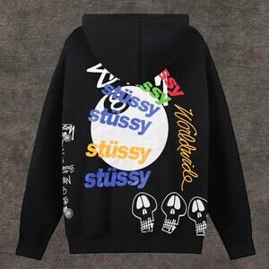 Stussy Men's Black Hoodie